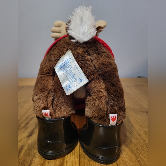 2014 Build-A-Bear Team Santa Comet reindeer w/ fair isle accessories and 2 boots - Picture 3 of 7